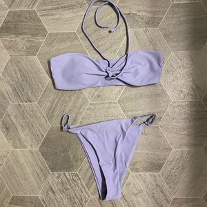 Aurelle Purple Bikini Set